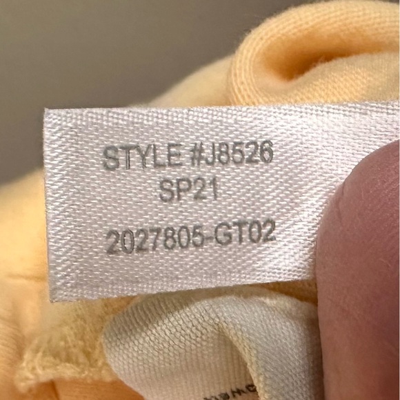 Madewell Women’s Northside Vintage Tee T-shirt Size Small Buttery Yellow - Picture 4 of 6